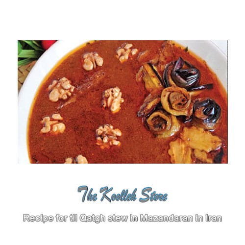Recipe for til Qatgh stew in Mazandaran in Iran, Cooking, how to prepare local food, how to prepare stew, stew, local persian bread, local persian dessert, kuku local persian