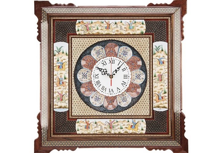 persian Clock,persian inlaid Clock,buy persian Clock,price of persian Clock,inlay Clock,inlaid Clock,wood Clock,buy iranian Clock,persian traditional Clock,traditional Clock