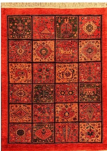 Persian ‌Handwoven Carpet Kheshti Design Code 24,handwoven rug,handwoven carpet,handwoven iranian rug,handwoven iran rug