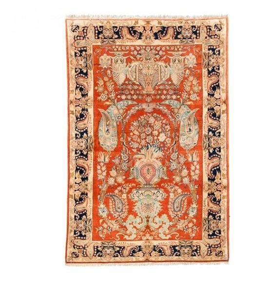 Persian Handwoven Rug Goldani Design Code 14,persian silk rug,persian silk carpet,iranian silk rug,iranian silk carpet,iran silk rug,iran silk carpet
