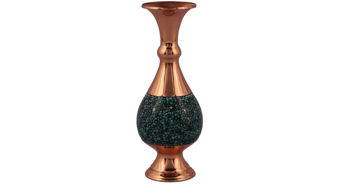 Persian Turquoise Handicraft Copper Pot Model 30,Turquoise shop,Turquoise eshop,Turquoise price
