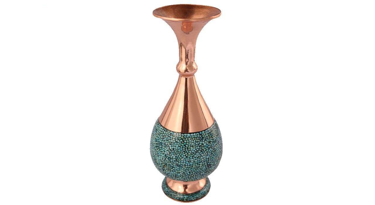 Persian Turquoise Handicraft Copper Pot Model 230,Turquoise iran,Turquoise persian,Turquoise neyshabor