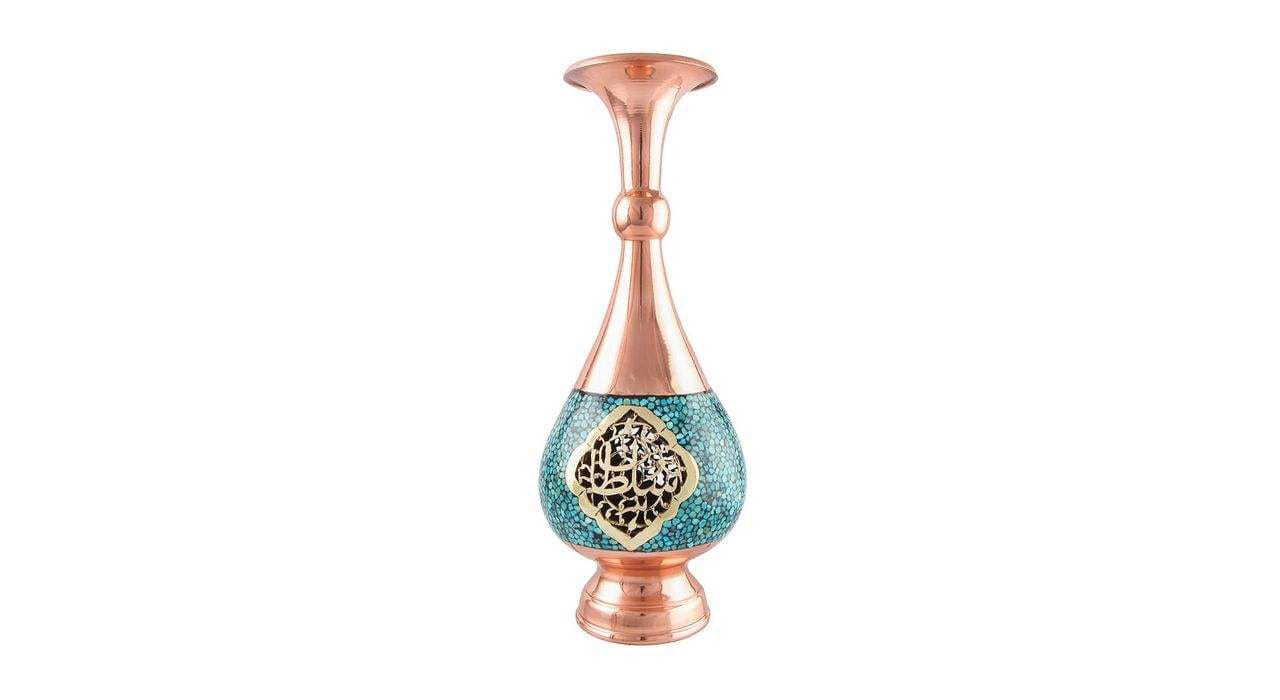 Iranian Turquoise Handicraft Copper Pot Model 123064,Turquoise supplier,Turquoise importer,Turquoise exporter