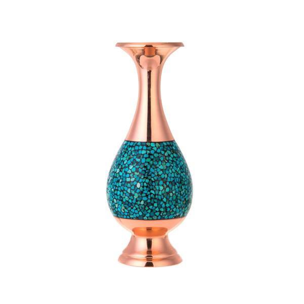 Iranian Turquoise Handicraft Copper Pot 20 CM Height Code 2,Turquoise neyshabor,Turquoise neyshaboor,Turquoise mashhad