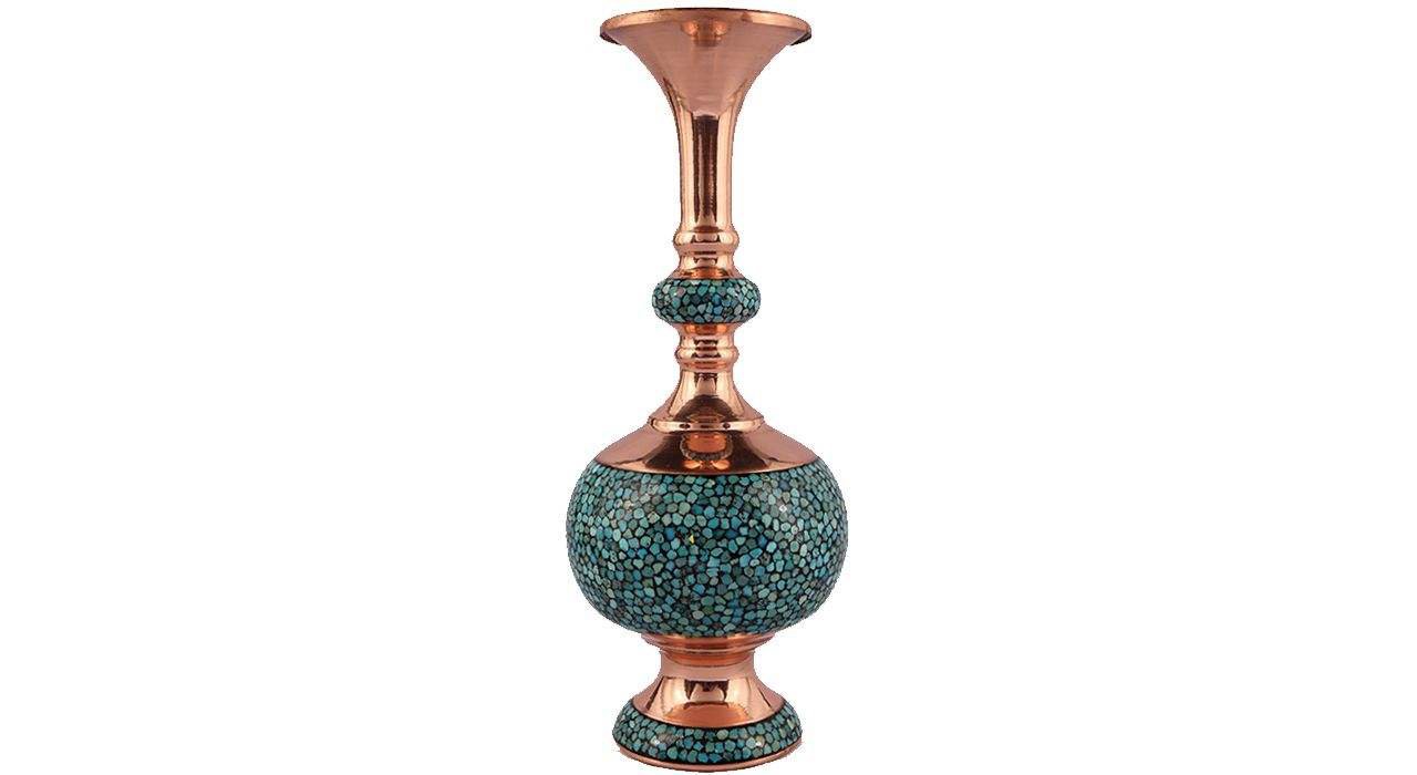 Persian Turquoise Handicraft Copper Pot Model 28,Turquoise isfhan ,neyshabor Turquoise,neyshaboor Turquoise,Turquoise cost