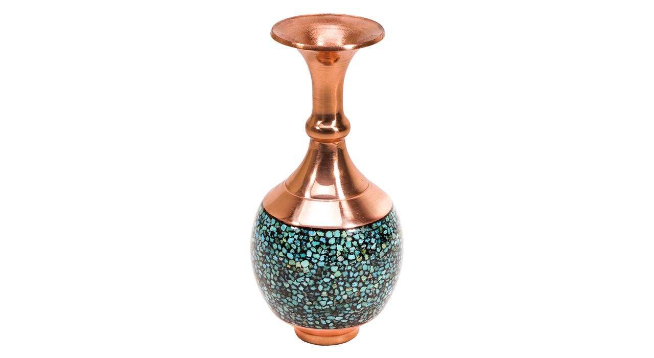 Persian Turquoise Handicraft Copper Pot Model 132,Turquoise price,Turquoise stone,Turquoise handicrafts