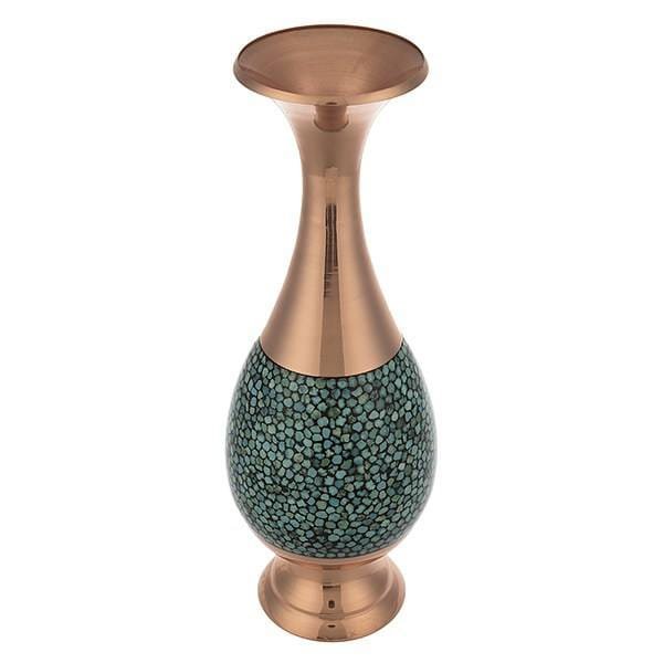 Iranian Turquoise Handicraft Copper Pot 25 CM Height,Turquoise isfhan ,neyshabor Turquoise,neyshaboor Turquoise