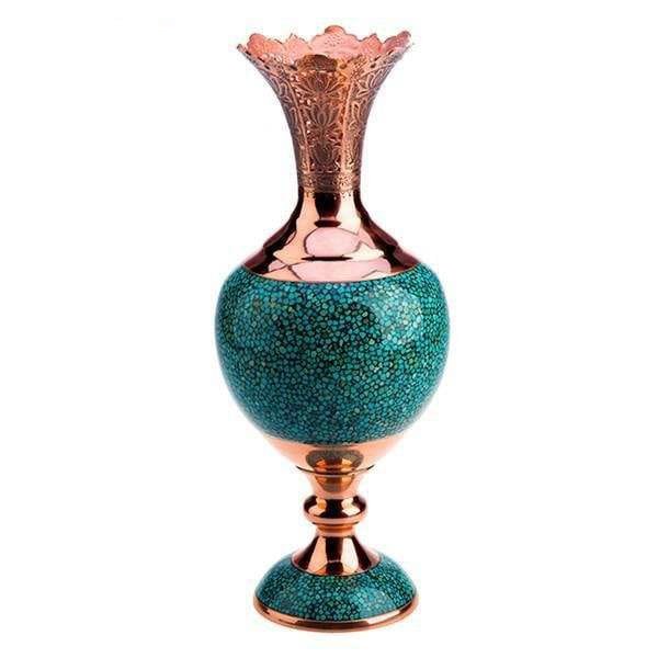 Persian Turquoise Handicraft Copper Pot 56 CM Height,Turquoise plate,Turquoise miror,Turquoise decoration