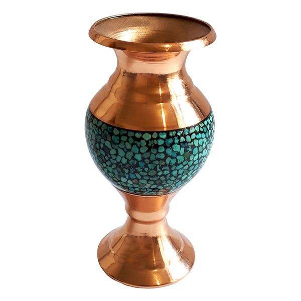 Persian Turquoise Handicraft Copper Pot Model 3644,Turquoise decoration,Turquoise,iranian Turquoise