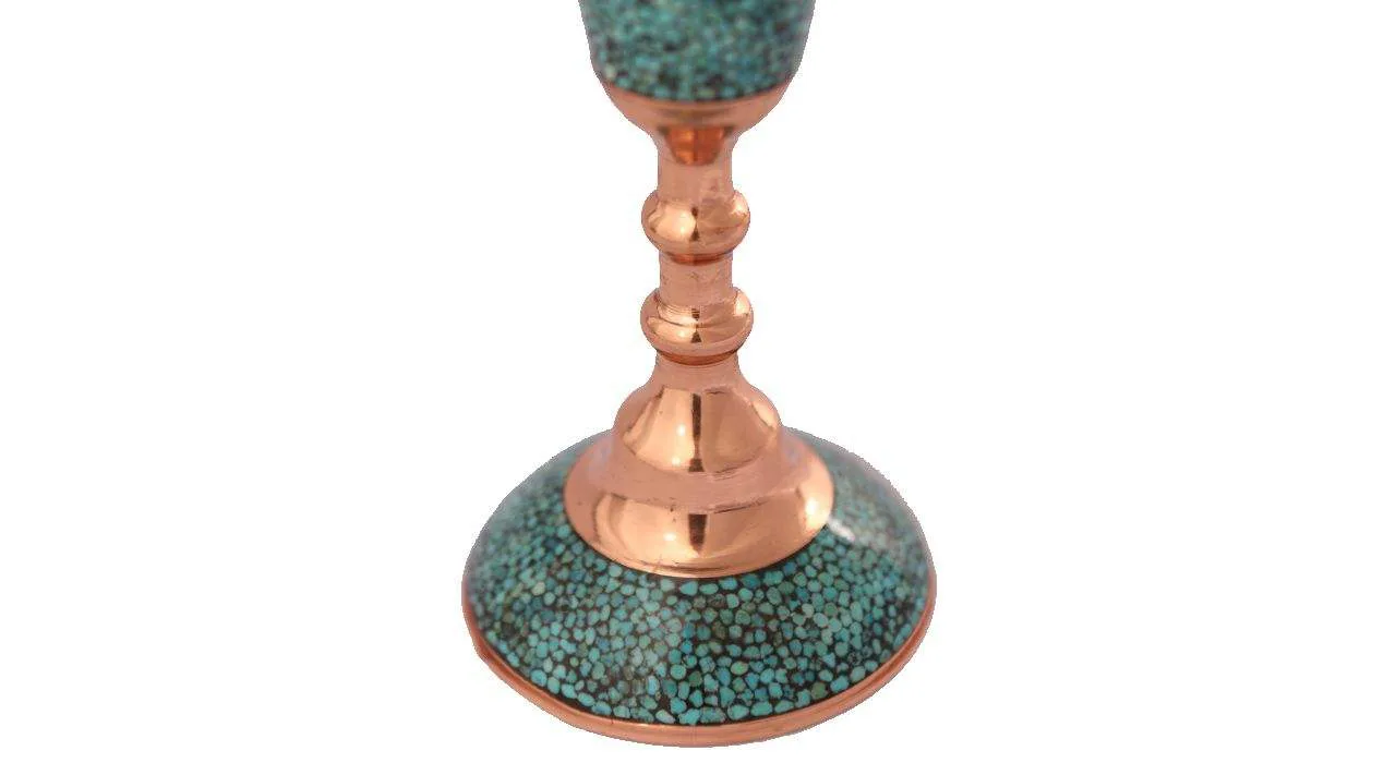 Persian Turquoise Handicraft Copper Candlestick Model 41,Turquoise stone,Turquoise handicrafts,Turquoise handicraft,buy Turquoise