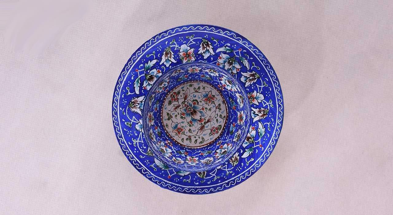 Iranian Enamel Handicraft Bowl And Dish Shah Abbasi Desgin,enamel prices,porcelain enamel,porcelain enamel price,porcelain enamel shop