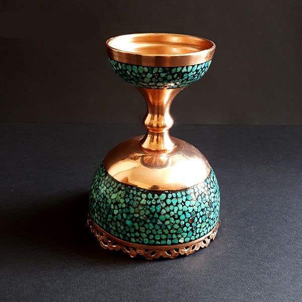 Persian Turquoise Handicraft Copper Bowl Model 6671,Turquoise cost,Turquoise handcrafts,handcrafts Turquoise