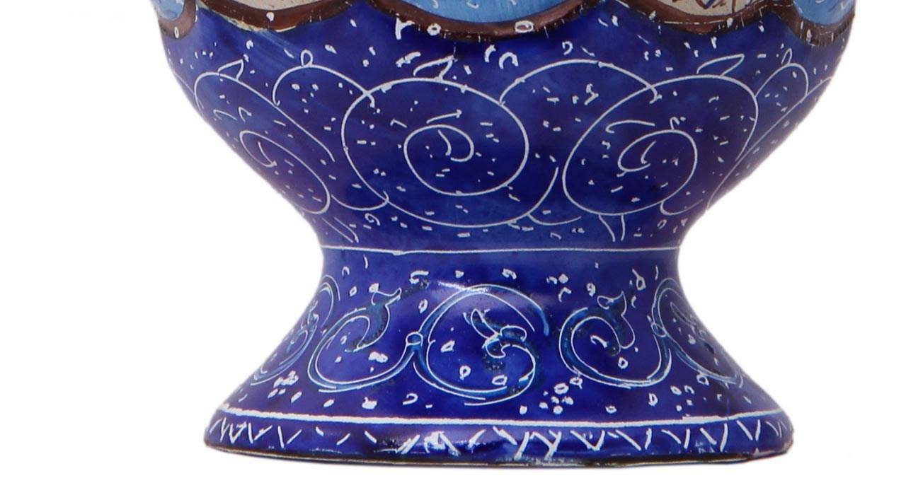 Iranian Enamel Handicraft Copper Pot Model MN210,iranian souvenir,iranian handicrafts,persian handicrafts