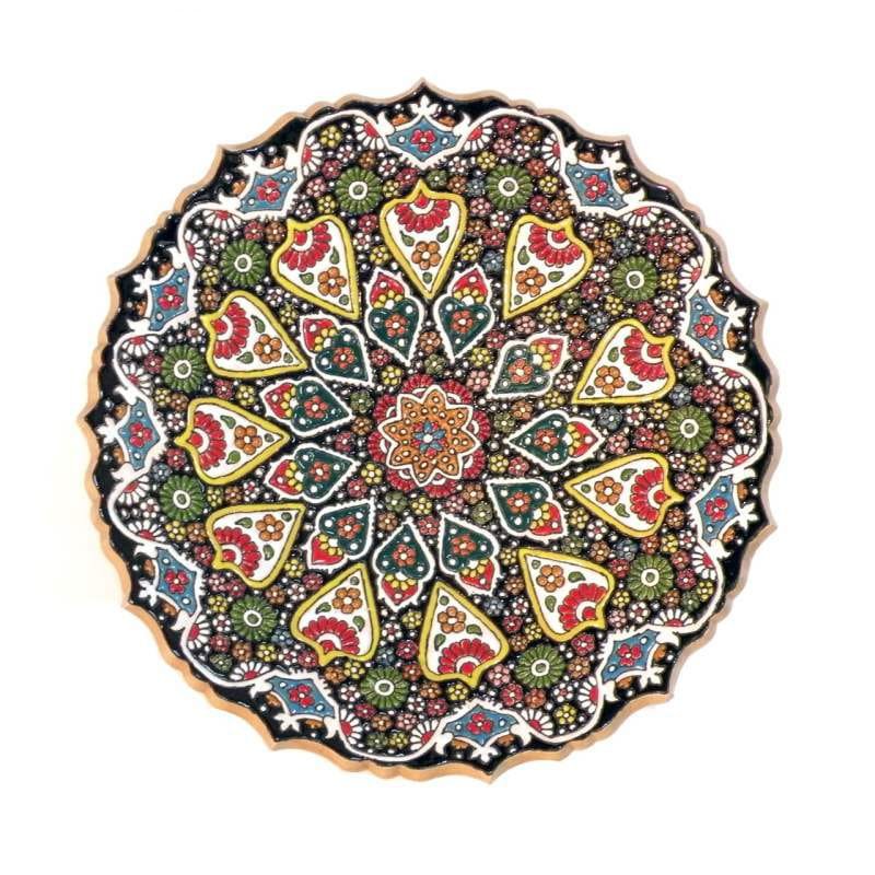 Iranian Enamel Handicraft Dish Gol Toranj Model,enamel dishes,persian enamel,iranian enamel