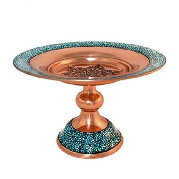 Iranian Turquoise Handicraft Copper Dish Model 041,Turquoise,iranian Turquoise,persian Turquoise