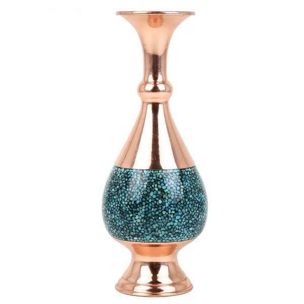 Iranian Turquoise Handicraft Copper Pot 14 CM Height Model 019,Turquoise isfhan ,neyshabor Turquoise,neyshaboor Turquoise