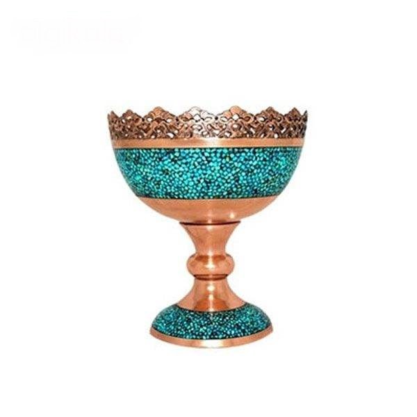 Persian Turquoise Handicraft Copper Bowl 9 CM Height Model 53,Turquoise decoration,Turquoise,iranian Turquoise,persian Turquoise