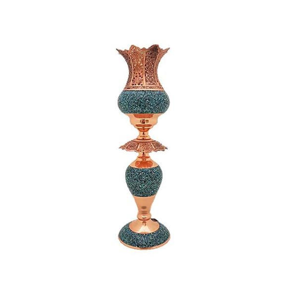 Persian Turquoise Handicraft Copper Candlestick 28 CM Height,buy Turquoise,purchase Turquoise,Turquoise seller,Turquoise supplier