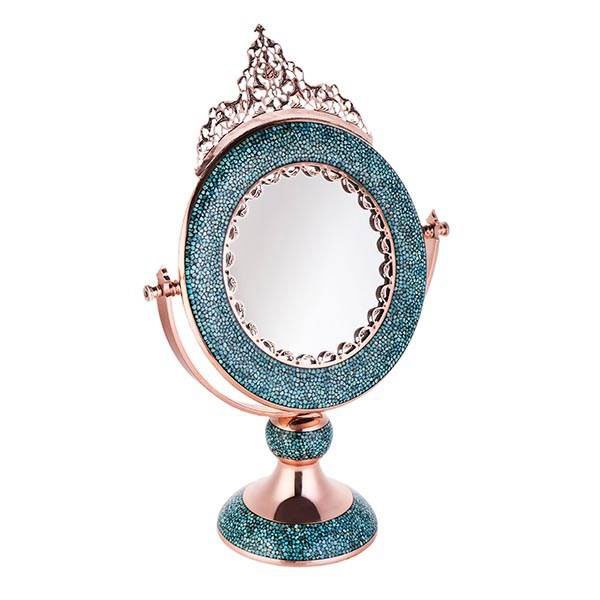 Persian Turquoise Handicraft Copper Mirror 47 CM Height,Turquoise handcrafts,handcrafts Turquoise,Turquoise hand