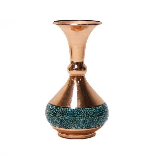 Persian Turquoise Handicraft Copper Pot 13 CM Height,Turquoise decoration,Turquoise,iranian Turquoise