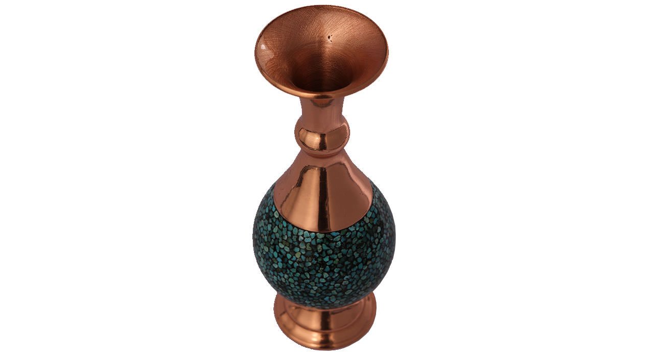 Persian Turquoise Handicraft Copper Pot Model 30,Turquoise shop,Turquoise eshop,Turquoise price