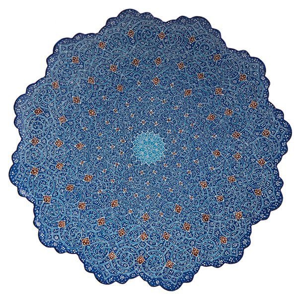 Persian Enamel Handicraft Dish Eslimi Design,persian art shop,art shop iran,buy handicrafts from iran,iran enamel,traditional art