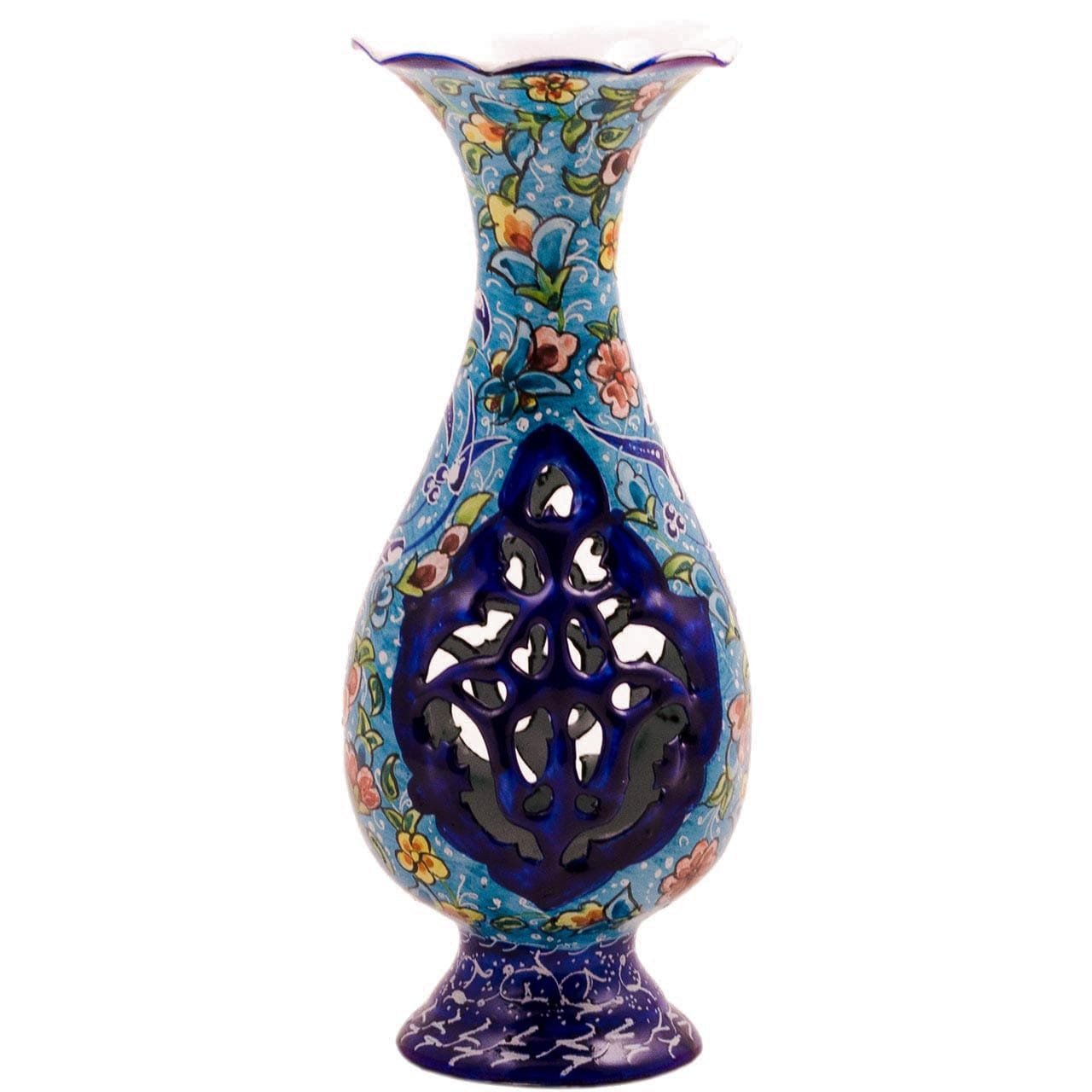 Persian Enamel Handicraft Pot Sarahi 102-12-147 Design,persian enamel,iranian enamel,iranian souvenir,iranian handicrafts,persian handicrafts