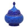 Enamel Handicraft Copper Container Model 10163-2,buy enamels,buy blue enamel, Emaille, Emaille Geschirr