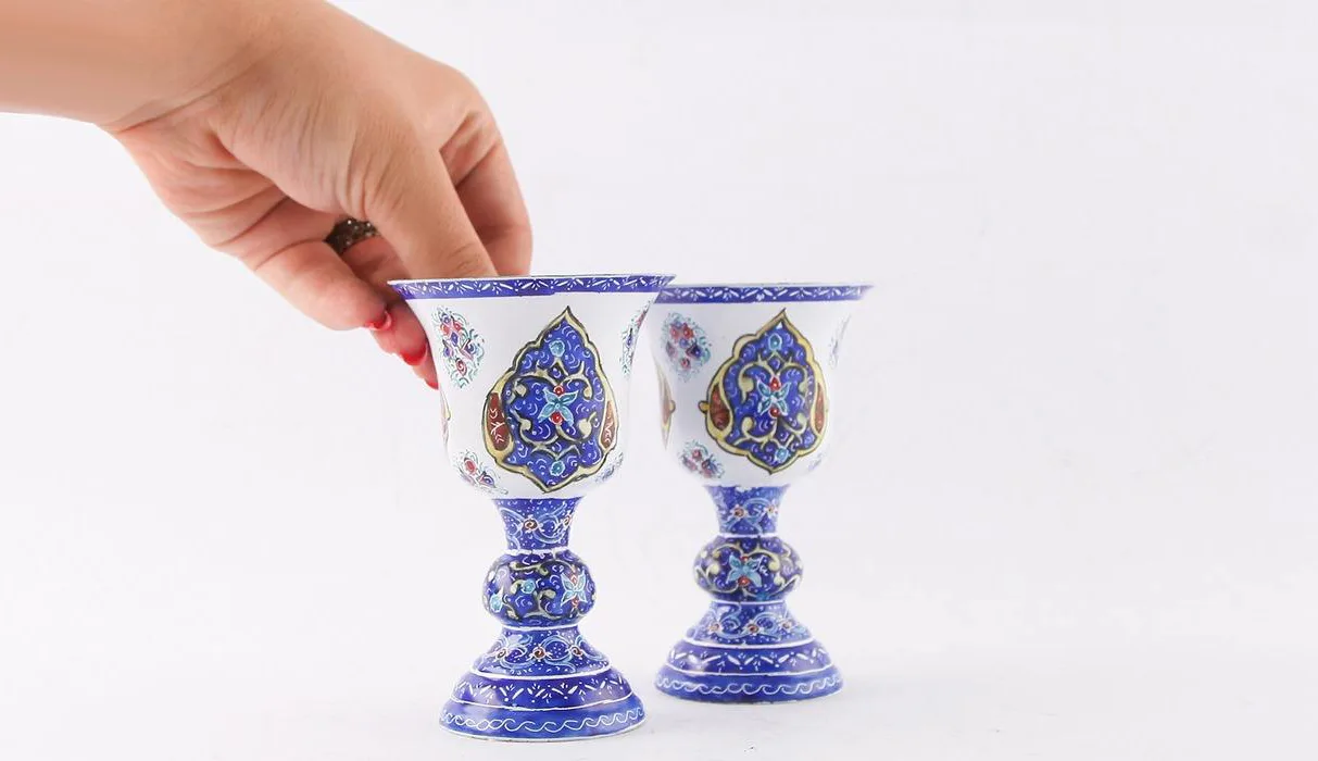 Iranian Enamel Handicraft Bowl Collection Model 170191,plate of enamel,persian enamel,enamel of plate,persian enamel shop,art dishes