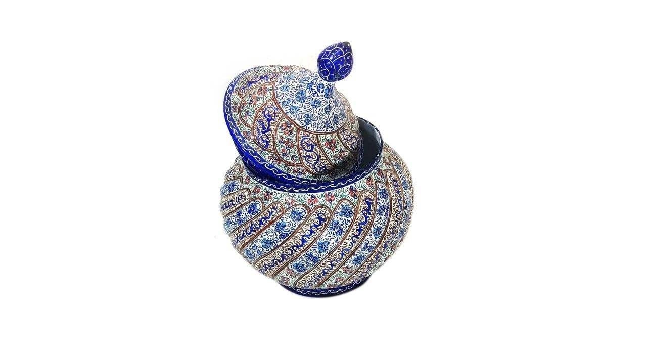 Enamel Handicraft Copper Container Model 701,handicrafts dishes,dish handicraft,handicraft pots