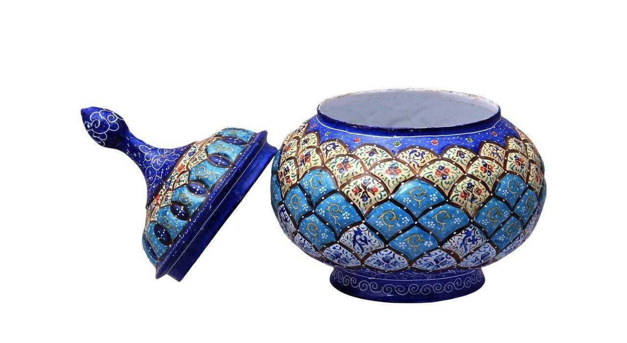 Enamel Handicraft Copper Container Model 10144-3,enamel sellers,enamel dealers,enamel producers, तामचीनी विक्रेताओं, तामचीनी डीलरों, तामचीनी उत्पादकों