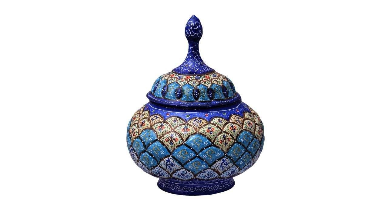 Enamel Handicraft Copper Container Model 10144-3,enamel sellers,enamel dealers,enamel producers, तामचीनी विक्रेताओं, तामचीनी डीलरों, तामचीनी उत्पादकों