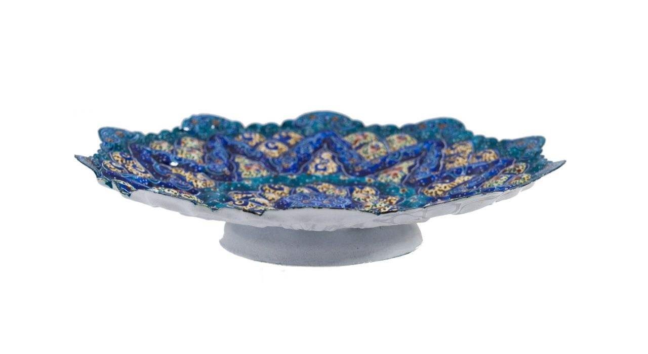 Enamel Handicraft Copper Dish Model 102-15-401-16,enamel,enamel dishes,ename handcraft