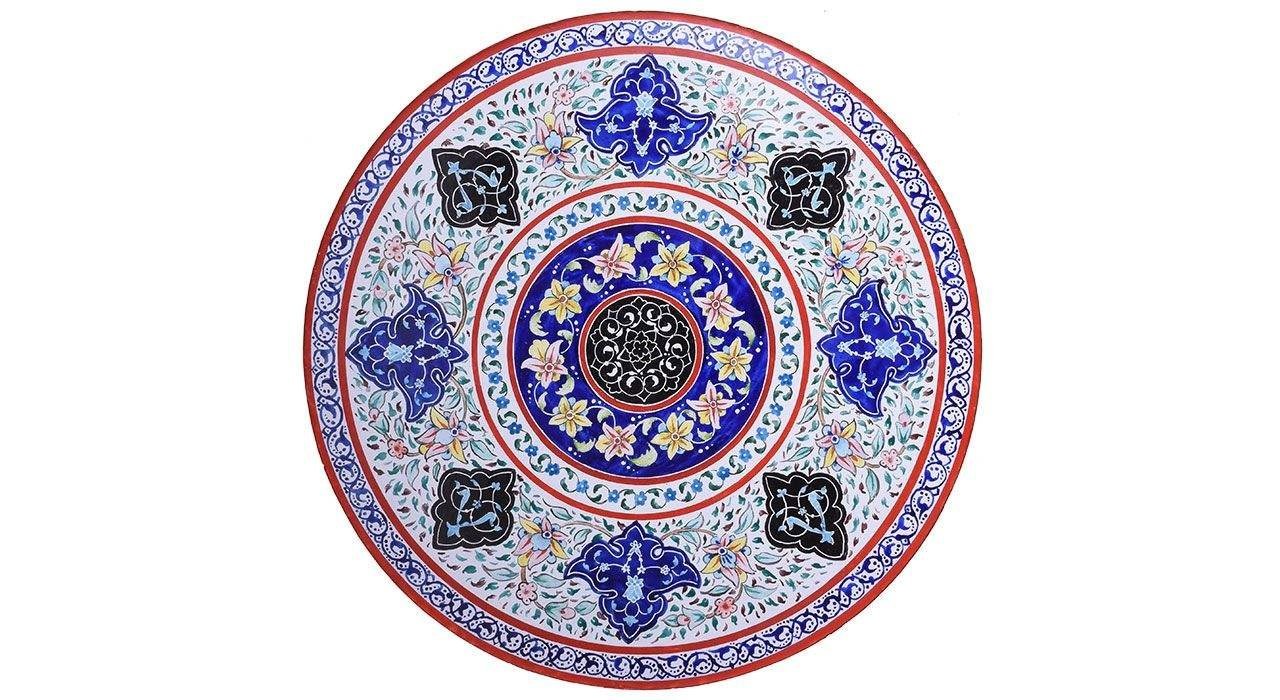 Enamel Handicraft Copper Dish Toranjestan Design,enamel,enamel dishes,ename handcraftsmalto, piatti smaltati, artigianato artigianale