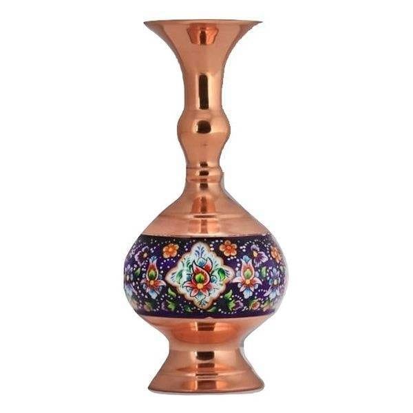 Enamel Handicraft Copper Pot 20 Cm Height, shopping enamel,shopping enamels,enamels shopping, торговые эмали, торговые эмали, эмали торговые