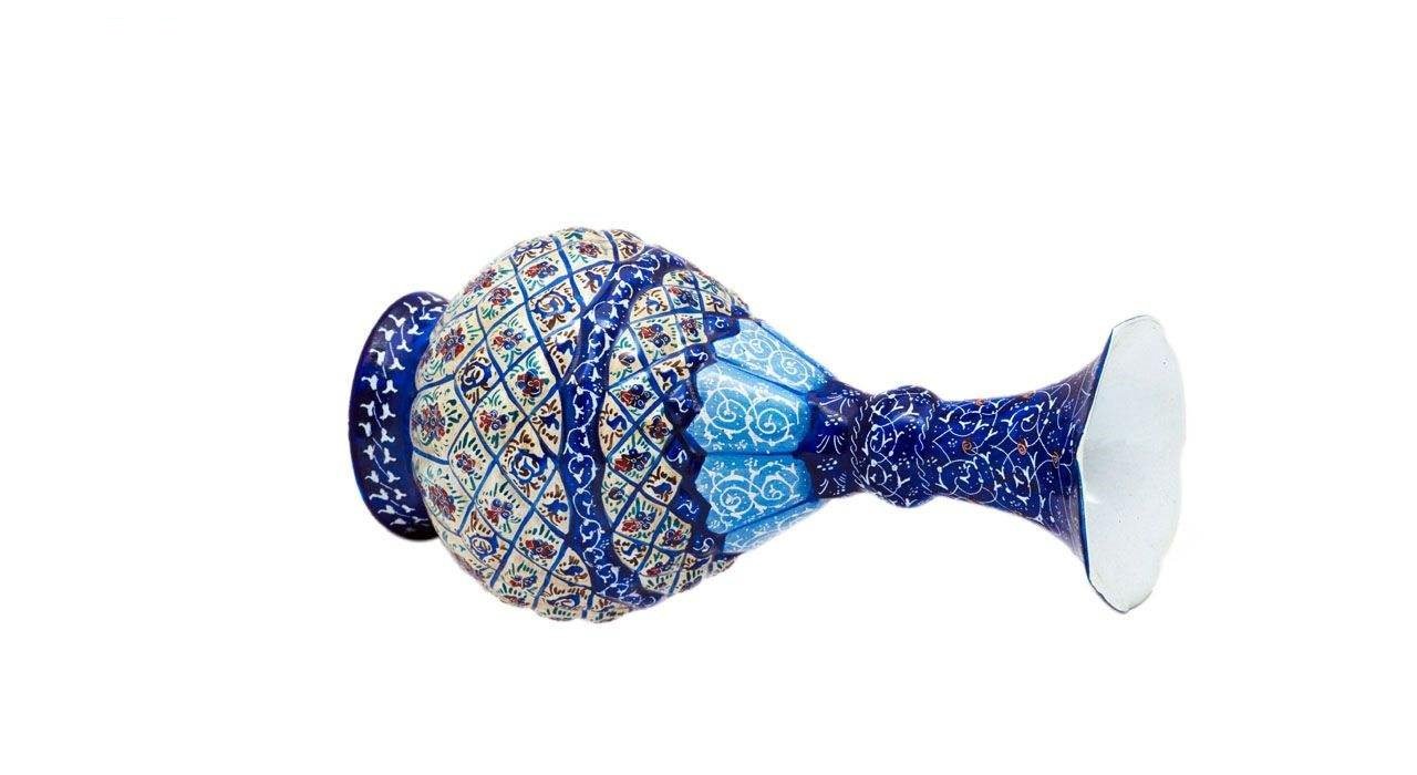 Iranian Enamel Handicraft Pot Model 102-12-351,persian enamel,enamel of plate,persian enamel shop,art dishes,art plates