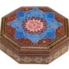 Khatam incrusté boîte à bijoux modèle 535, iran khatam, khatam persan, boîte khatam