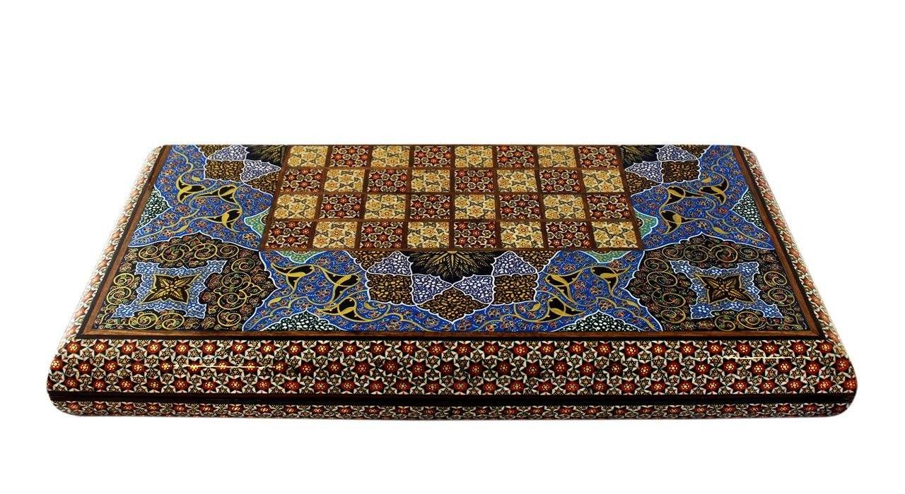 Khatam schack och backgammon modell 620168, khatam inlagd persisk, khatam inlagd iran