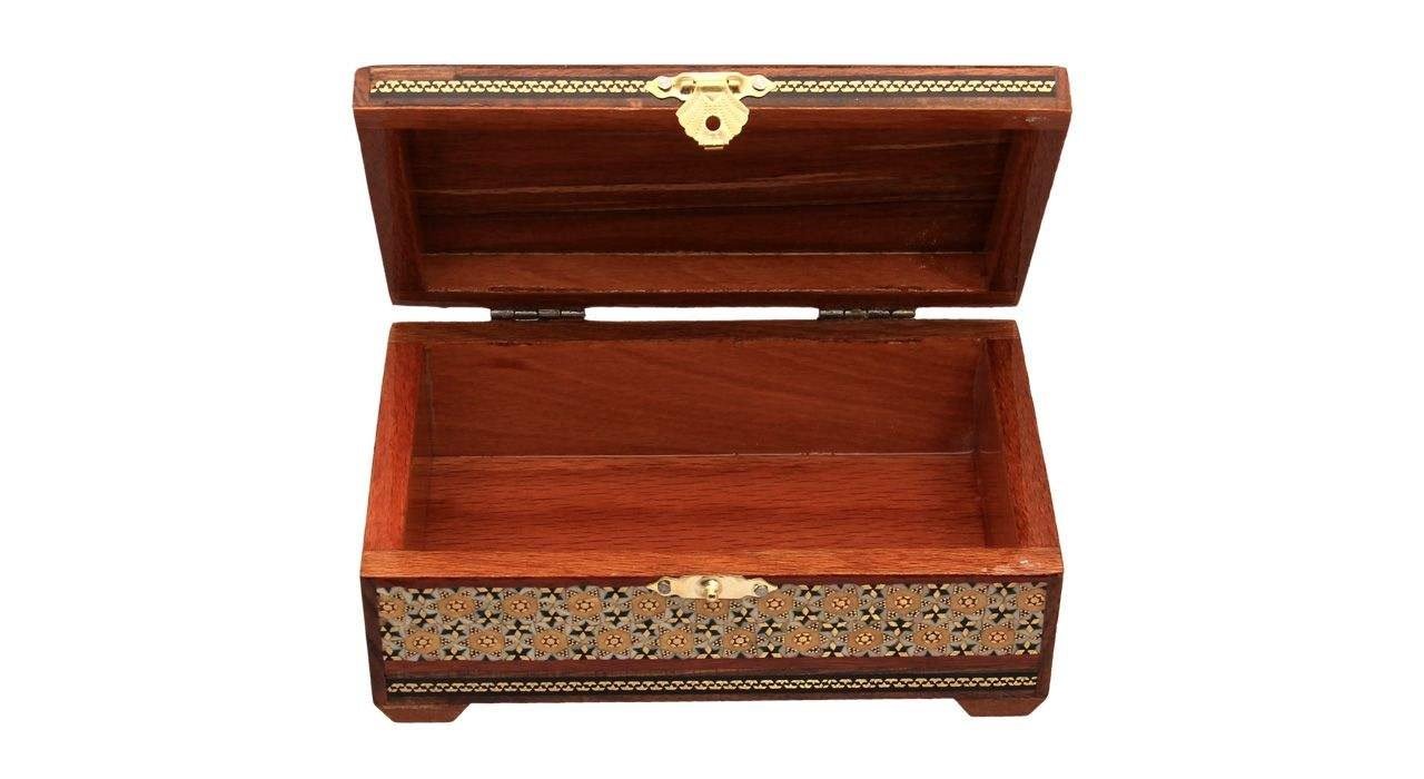 Khatam dát hộp trang sức Model 70111-2, khatam dát hộp handmade, đồng hồ handmade khatam dát, khatam dát hộp trang sức handmade