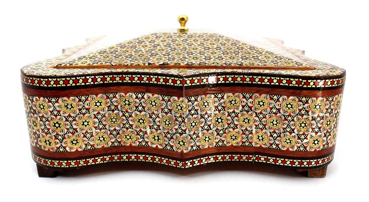Khatam Inlaid container Model 23-03,persian khatam inlay,sellers khatam inlay,suppliers khatam inlay