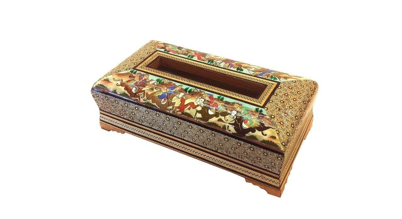 Khatam Inlaid tissue box Chugan Design Model 1060,khatam handmade suppliers,khatam handmade producers