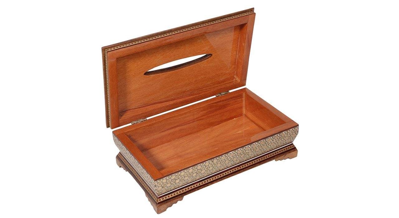 Caja de pañuelos con incrustaciones de Khatam Modelo 433, comprar caja de pañuelos de Khatam, comprar Khatam
