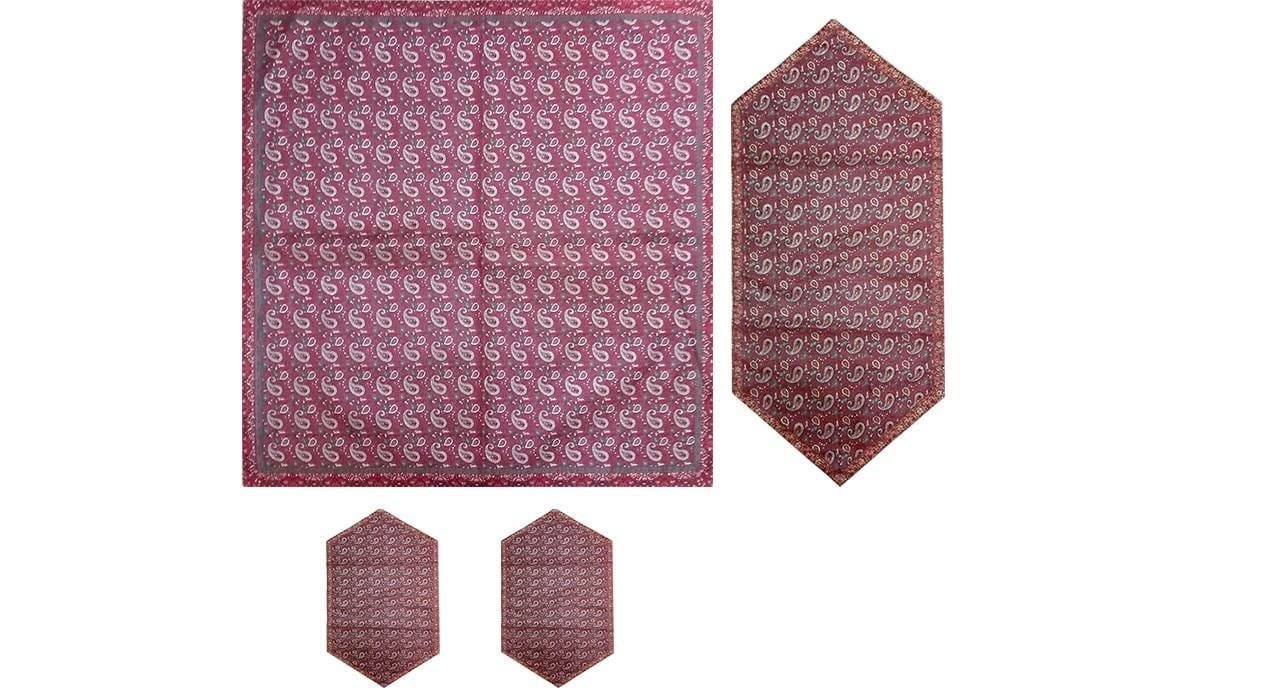 Handwoven Termeh set 4 pcs tablecloth code 1002,Handwoven Termeh,termeh shop,buy termeh