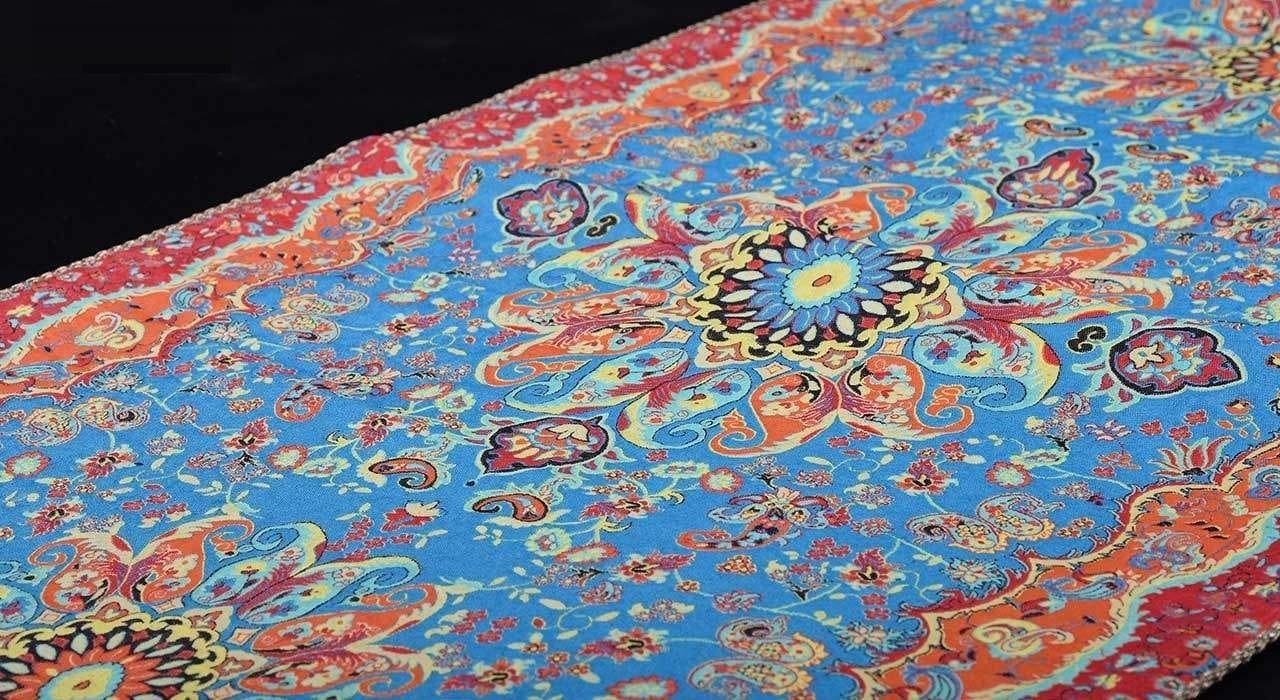 Handwoven Termeh set 5 pcs tablecloth kimia design model P52-00,Handwoven Termeh tablecloth,sell termeh,buyers termeh