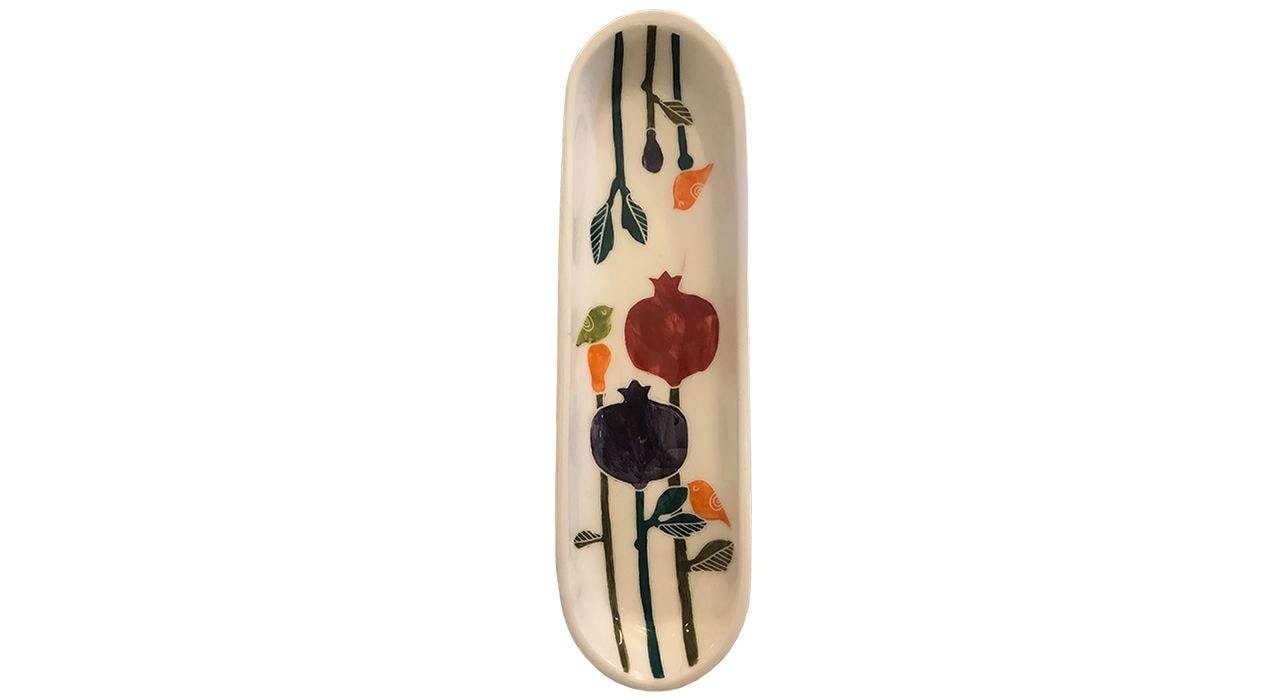 Handmade ceramic tray anar model 3PAM Collection 2 pcs,Handmade ceramic tray,buy pottery handicrafts,buy pottery things