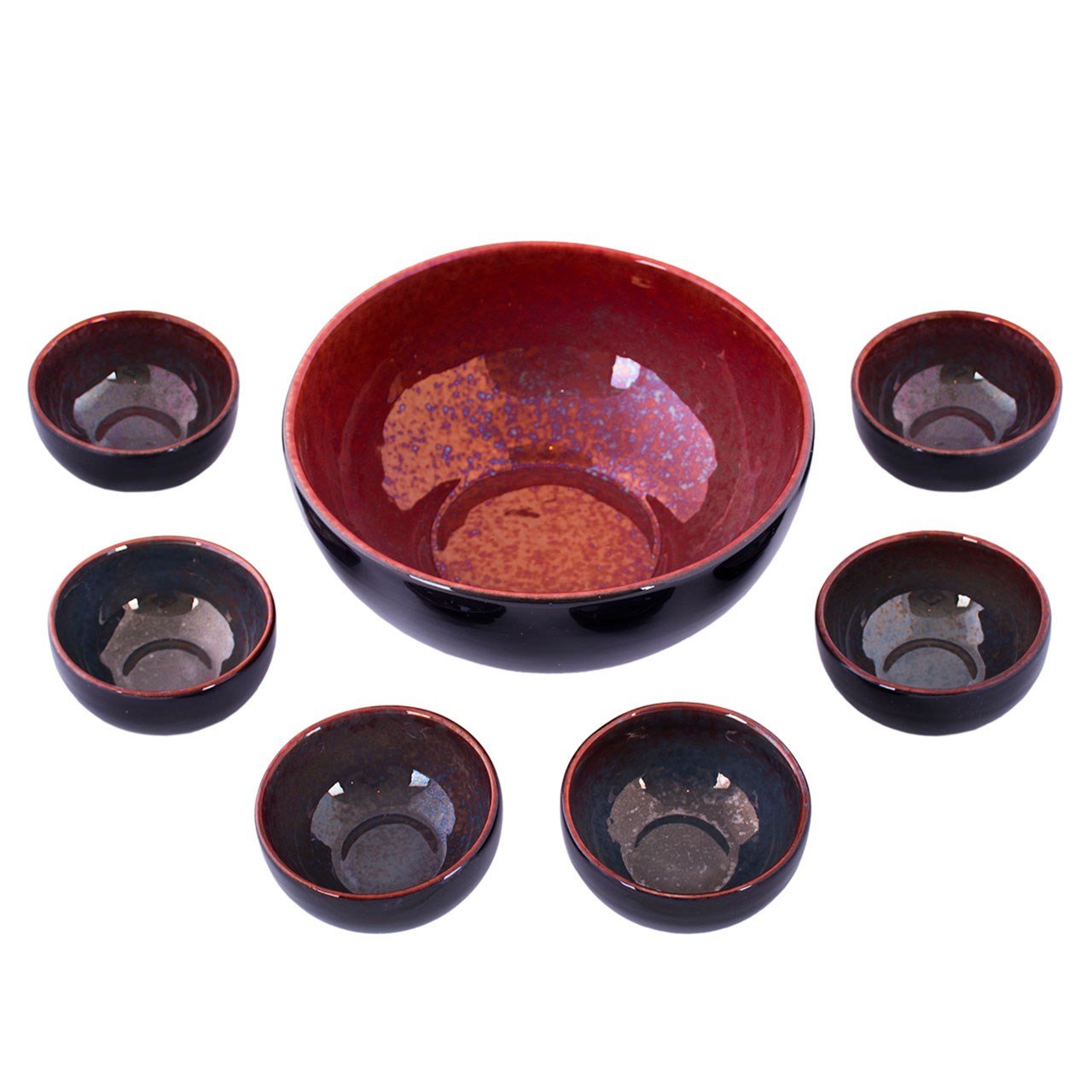 Handmade Pottery bowl dayere model Collection 7 pcs,Handmade Pottery bowl,pottery stuff,pottery containers