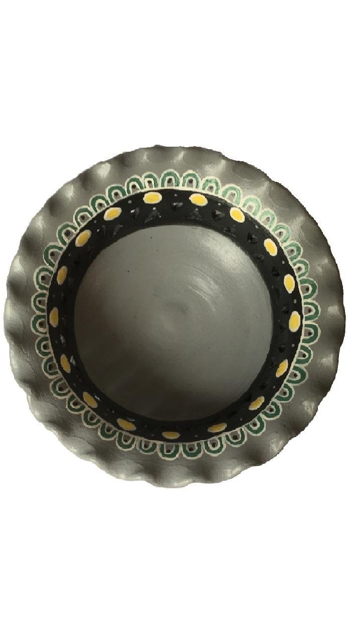 Handmade Pottery bowl dirin design,handicrafts of clay,pottery handicrafts,pottery,Handmade Pottery bowl