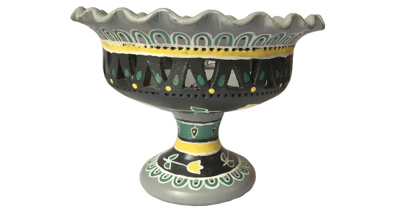 Handmade Pottery bowl dirin design,handicrafts of clay,pottery handicrafts,pottery,Handmade Pottery bowl