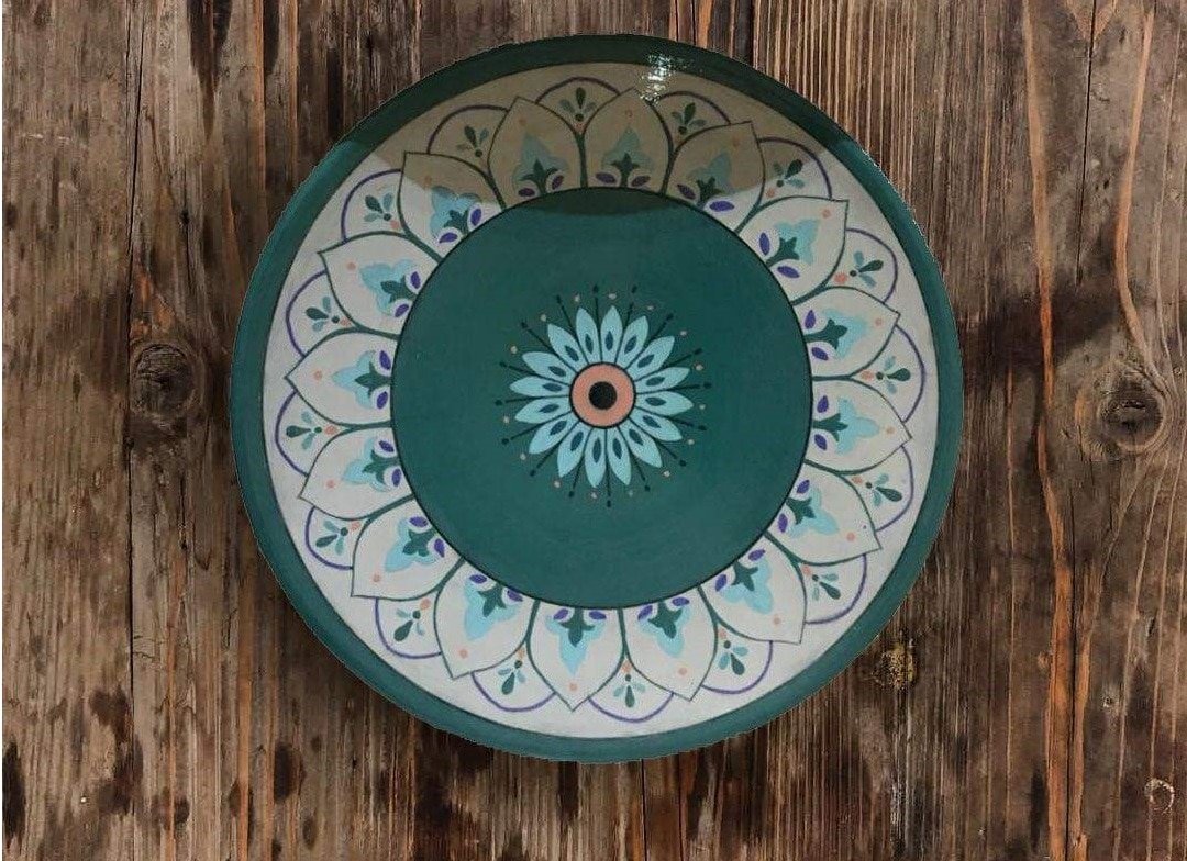 Handmade Pottery dish bahar model Collection 2 pcs,Handmade Pottery dish,pottery dish,pottery glass,clay pot