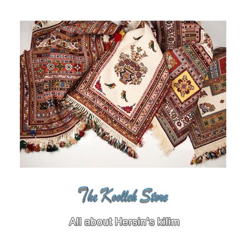 All about Hersin's kilim , Kilims, types of kilims, Persian kilims, Hersin kilims, acquaintance with different types of kilims, types of carpet kilims